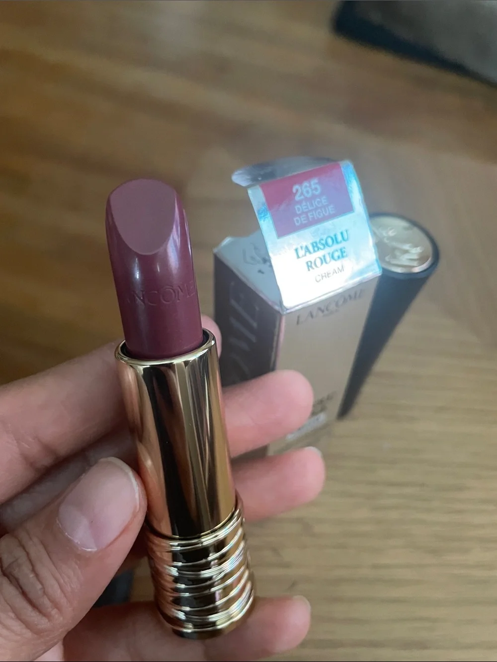 Lancôme L'Absolu Rouge Cream Lipstick — Mauve Pink (265 Délice de Figue)
